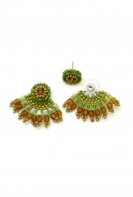Bead and Crystal Ear Jacket